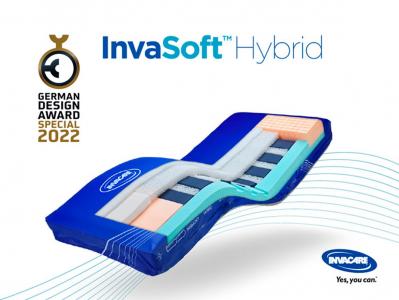 Invacare InvaSoft Hybrid Matratze für Pflegebett