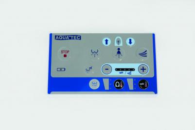 Toilettensitzerhöhung Aquatec Pure Bidet Detailansicht Bedienung