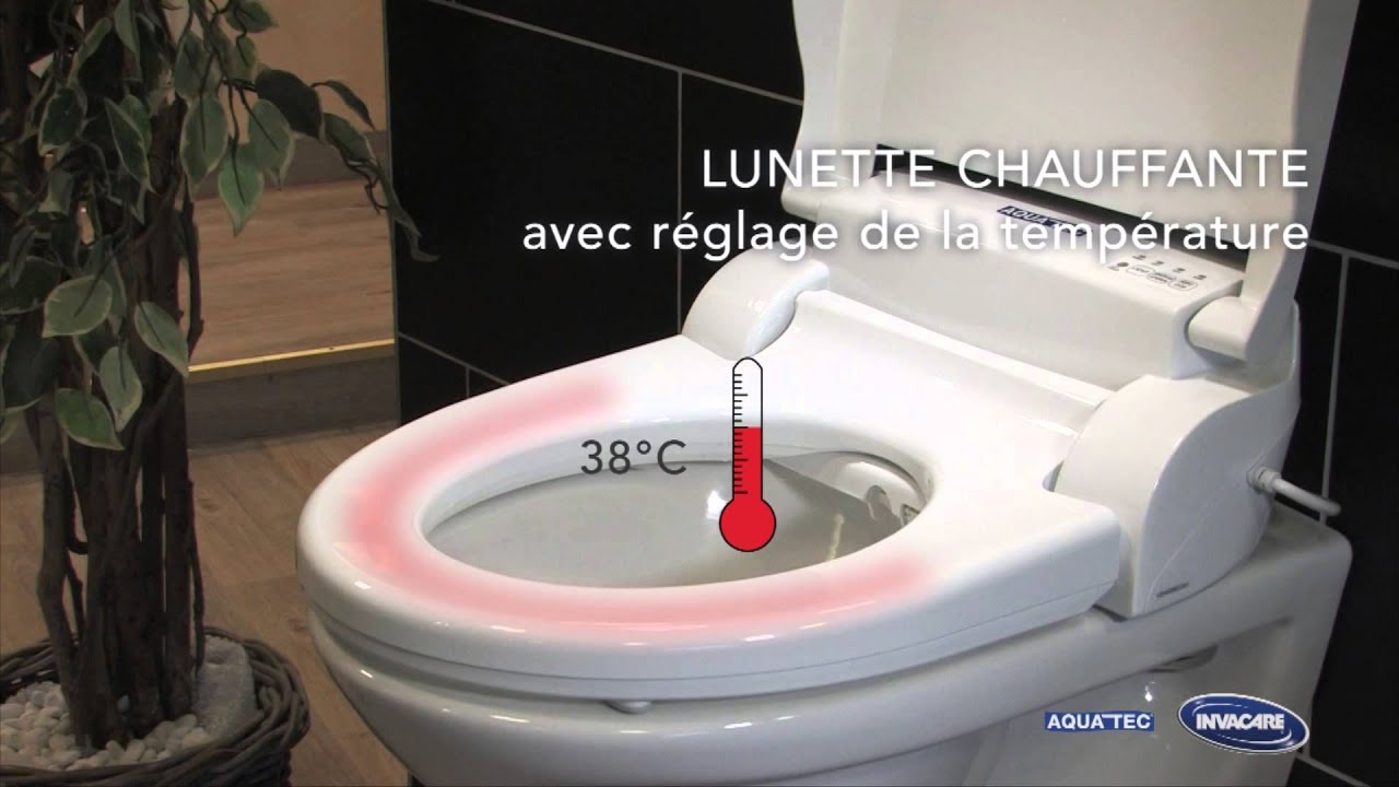 Abattant WC lavant Aquatec Pure Bidet - Invacare Switzerland